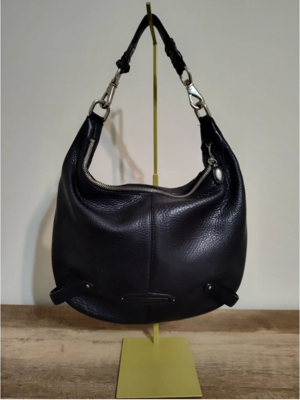 Women's Cole Haan Black Leather Hobo Bag One Size